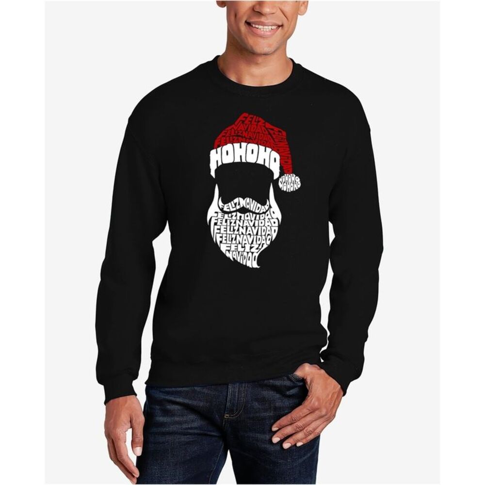 LA POP ART Mens Santa Claus Sweatshirt, NWT